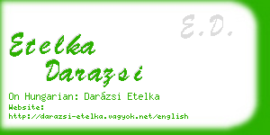 etelka darazsi business card